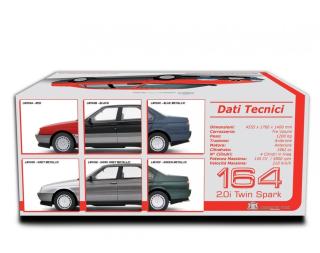 Alfa Romeo 164 2.0 Twin Spark 1987 Rosso alfa Laudoracing 1:18 Resinemodell (Türen, Motorhaube... nicht zu öffnen!)